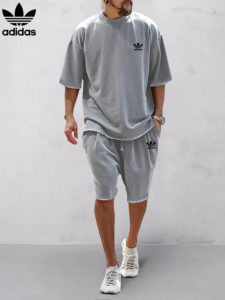 Adidas men’s casual shorts set