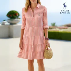 Alternative view of Ralph Lauren striped shirt dresses